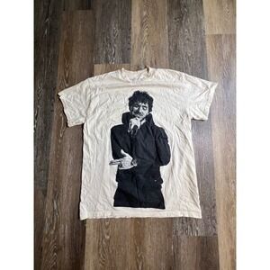 Jack Harlow T Shirt Mens Medium Cream Excellent Tour Merch Graphic Tee